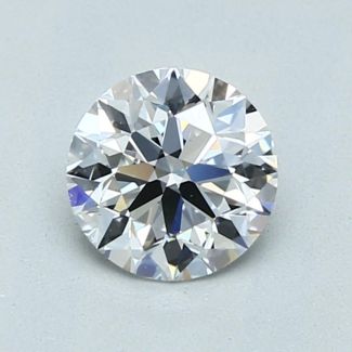 0.9 Carat Round D VVS1 EX GIA Natural Diamond