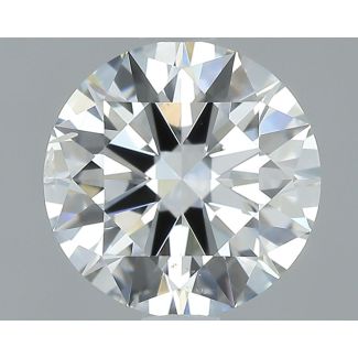 1.5 Carat Round H SI2 EX GIA Natural Diamond