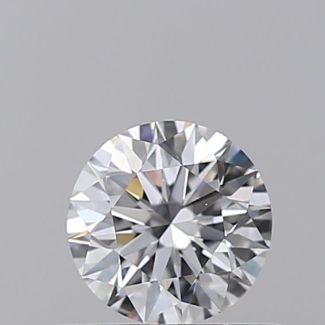 0.56 Carat Round D VS1 EX GIA Natural Diamond