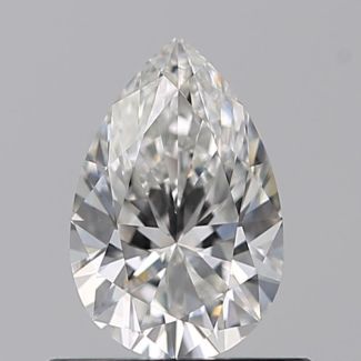 0.50 Carat Pear F VVS2 - VG GIA Natural Diamond