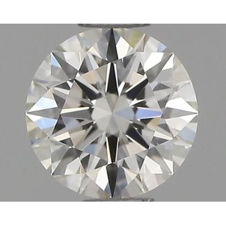 0.5 Carat Round H VVS2 EX IGI Natural Diamond