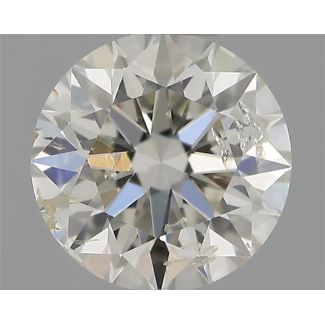 0.40 Carat Round H SI2 EX IGI Natural Diamond