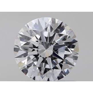 0.71 Carat Round D VVS2 EX GIA Natural Diamond