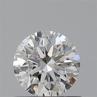 0.52 Carat Round F VS1 EX GIA Natural Diamond