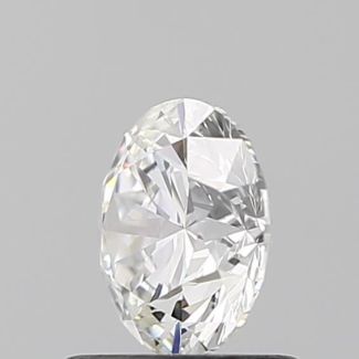 0.84 Carat Round H VVS2 EX GIA Natural Diamond