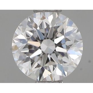 0.59 Carat Round G VVS2 EX GIA Natural Diamond