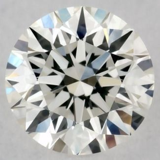 0.26 Carat Round H VVS1 EX GIA Natural Diamond