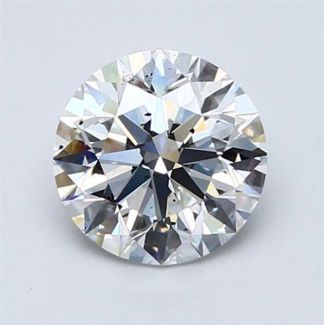 1.5 Carat Round E SI1 EX GIA Natural Diamond