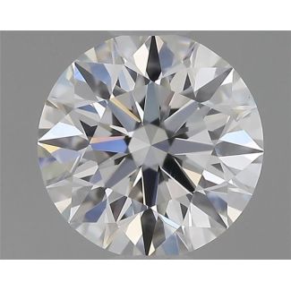 0.5 Carat Round F VS1 EX GIA Natural Diamond