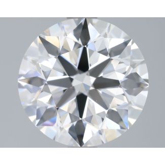 2.06 Carat Round D VVS1 EX GIA Natural Diamond