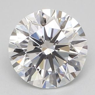 0.8 Carat Round D VVS2 EX VG GIA Natural Diamond