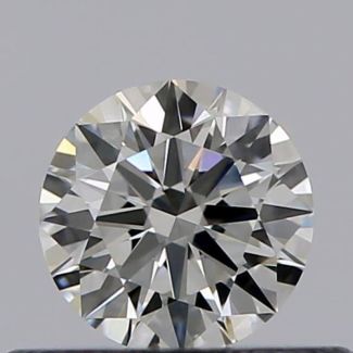 0.31 Carat Round I VVS1 VG EX GIA Natural Diamond