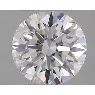 0.19 Carat Round D IF EX GIA Natural Diamond