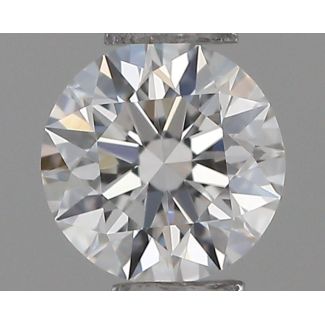 0.22 Carat Round E VVS2 EX GIA Natural Diamond