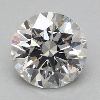 0.41 Carat Round G SI2 EX GIA Natural Diamond