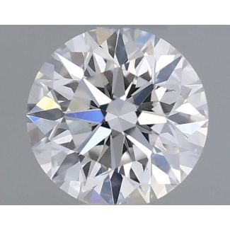 0.23 Carat Round E VVS2 EX GIA Natural Diamond