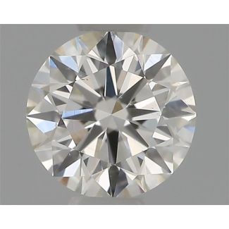 0.30 Carat Round H VS2 EX VG IGI Natural Diamond