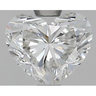 1.00 Carat Heart F VVS1 - EX VG GIA Natural Diamond