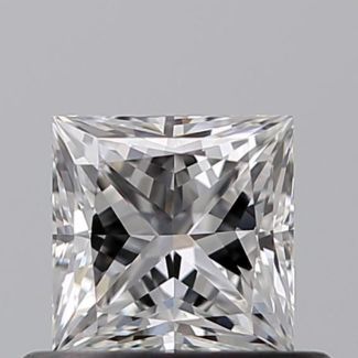 0.52 Carat Princess F VS1 - EX G GIA Natural Diamond