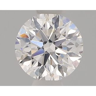 0.40 Carat Round D SI2 EX GIA Natural Diamond