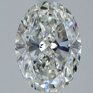 1.0 Carat Oval H VVS2 - EX VG GIA Natural Diamond