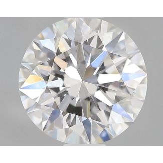 0.62 Carat Round D VVS1 EX GIA Natural Diamond