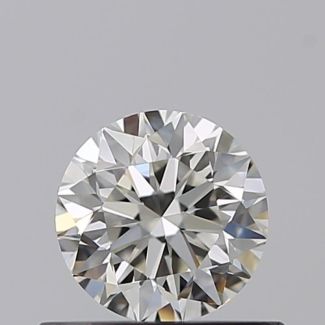 0.45 Carat Round I VVS2 VG EX GIA Natural Diamond