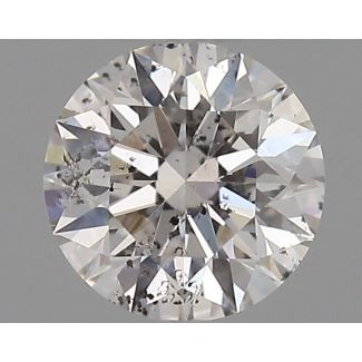 0.4 Carat Round F SI2 EX GIA Natural Diamond