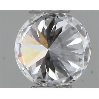 0.22 Carat Round F VVS1 EX GIA Natural Diamond