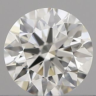 0.55 Carat Round H VS1 EX IGI Natural Diamond