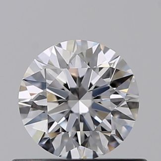 0.45 Carat Round D VS1 EX GIA Natural Diamond