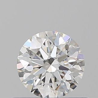 0.51 Carat Round I VS1 EX GIA Natural Diamond