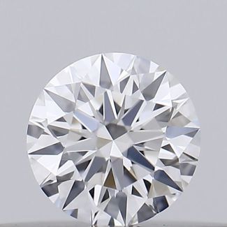 0.18 Carat Round D VS1 EX GIA Natural Diamond