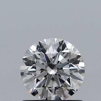 0.70 Carat Round D I1 VG GIA Natural Diamond