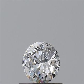 0.5 Carat Round D VVS2 EX GIA Natural Diamond