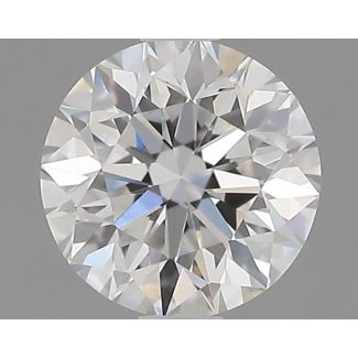 0.5 Carat Round D VVS2 EX GD GIA Natural Diamond