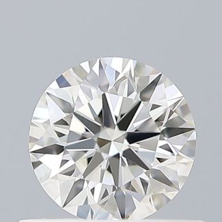 0.44 Carat Round G VVS2 EX GIA Natural Diamond