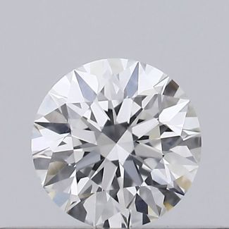 0.22 Carat Round F SI1 EX GIA Natural Diamond