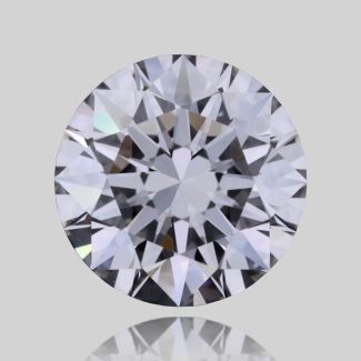 0.51 Carat Round F VVS1 EX GIA Natural Diamond