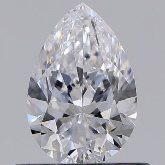 0.50 Carat Pear D SI2 - VG GIA Natural Diamond