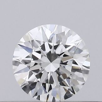 0.23 Carat Round G VVS2 EX GIA Natural Diamond