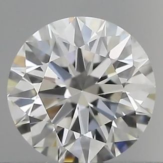 0.50 Carat Round F VVS1 EX GIA Natural Diamond