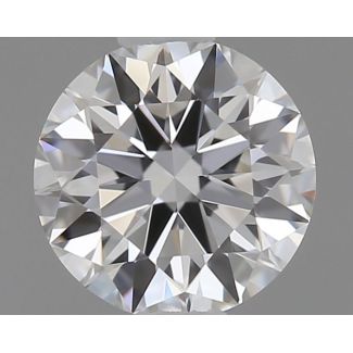 0.35 Carat Round E VVS1 EX GIA Natural Diamond