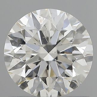 1.02 Carat Round H SI2 EX GIA Natural Diamond