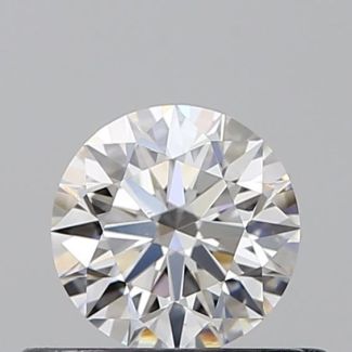 0.43 Carat Round F VS2 EX GIA Natural Diamond