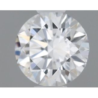 0.3 Carat Round D VVS2 EX GIA Natural Diamond