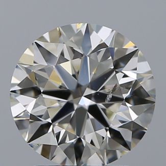 2.01 Carat Round J SI1 EX IGI Natural Diamond