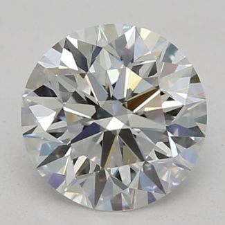 0.60 Carat Round D VVS2 EX VG GIA Natural Diamond