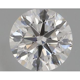 0.7 Carat Round H SI1 EX GIA Natural Diamond