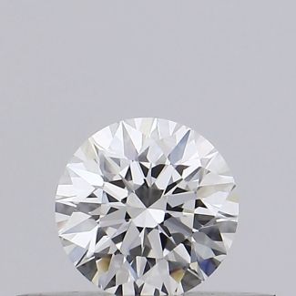 0.23 Carat Round F VVS1 EX GIA Natural Diamond